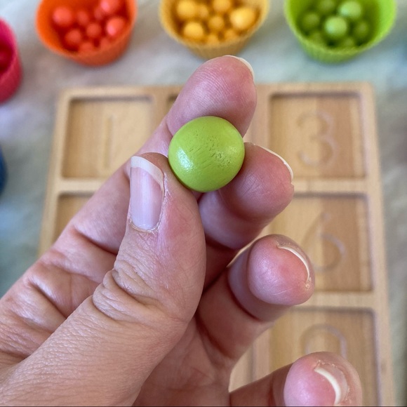 Montessori Math Color Sorting and Tracing Board - Picture 11 of 12